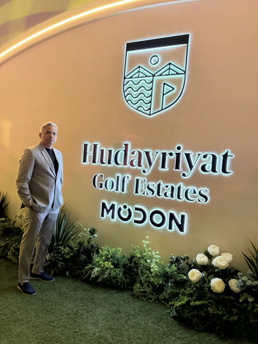 Peter Rodrigues at a developer event in Dubai